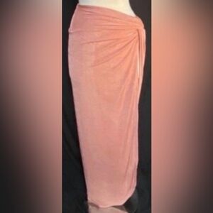 Elegant Pink Maxi Skirt